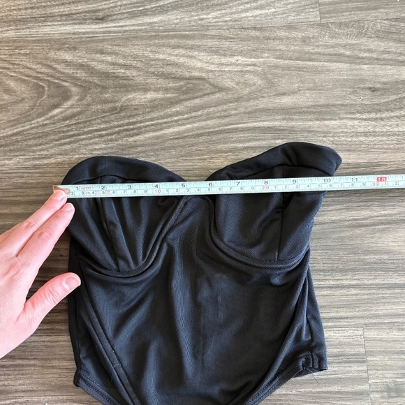 Tigermist Harpar Underwire Corset Crop Top Black - NWOT Mesh Sheer - Picture 10 of 11